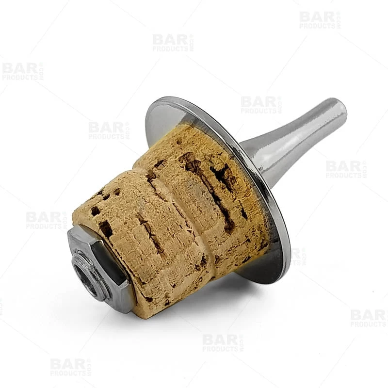 vintage-bitters-bottle-ss-bpc-6.jpg BarProducts.com BarConic® Antique Bitters Bottle W/ Stainless Steel Dasher Cork - 4 Oz Master Mixology