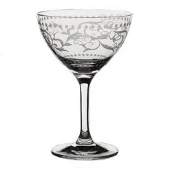 BarProducts.com Vintage Martini Cocktail Glass - 8 Oz - 6 Pack