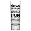BarProducts.com BAR SUPPLIES CUSTOMIZABLE - 2oz Tall Clear Shot Glass - Vows