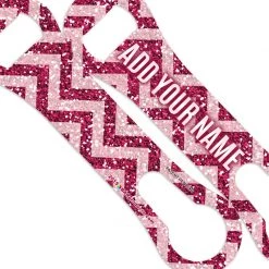 BarProducts.com BAR TOOLS ADD YOUR NAME V-Rod® Bottle Opener – Pink ZigZag