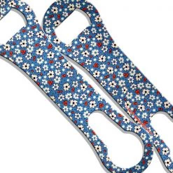 BarProducts.com V-Rod® Bottle Opener - Denim Floral Bartending Bottle Openers