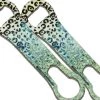BarProducts.com Green Leopard Glitter V-Rod® Bottle Opener