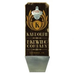 Bar Products Bartending Bottle Openers CUSTOMIZABLE Wall Mounted Wood Plaque Bottle Opener & Cap Catcher - Brewing Company