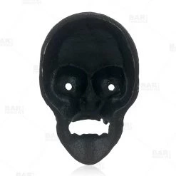 BarProducts.com Bartending Bottle Openers BarConic® Wall Mounted Bottle Opener - Skull - Black