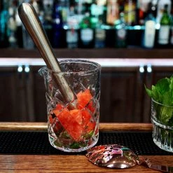 BarProducts.com Master Mixology BarConic® 384ml (13 Oz) Diamond Pattern Mixing Glass