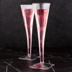 BarProducts.com Plastic Wavy Flutes - 5 Ounce - 6 Count SPECIAL COLLECTIONS