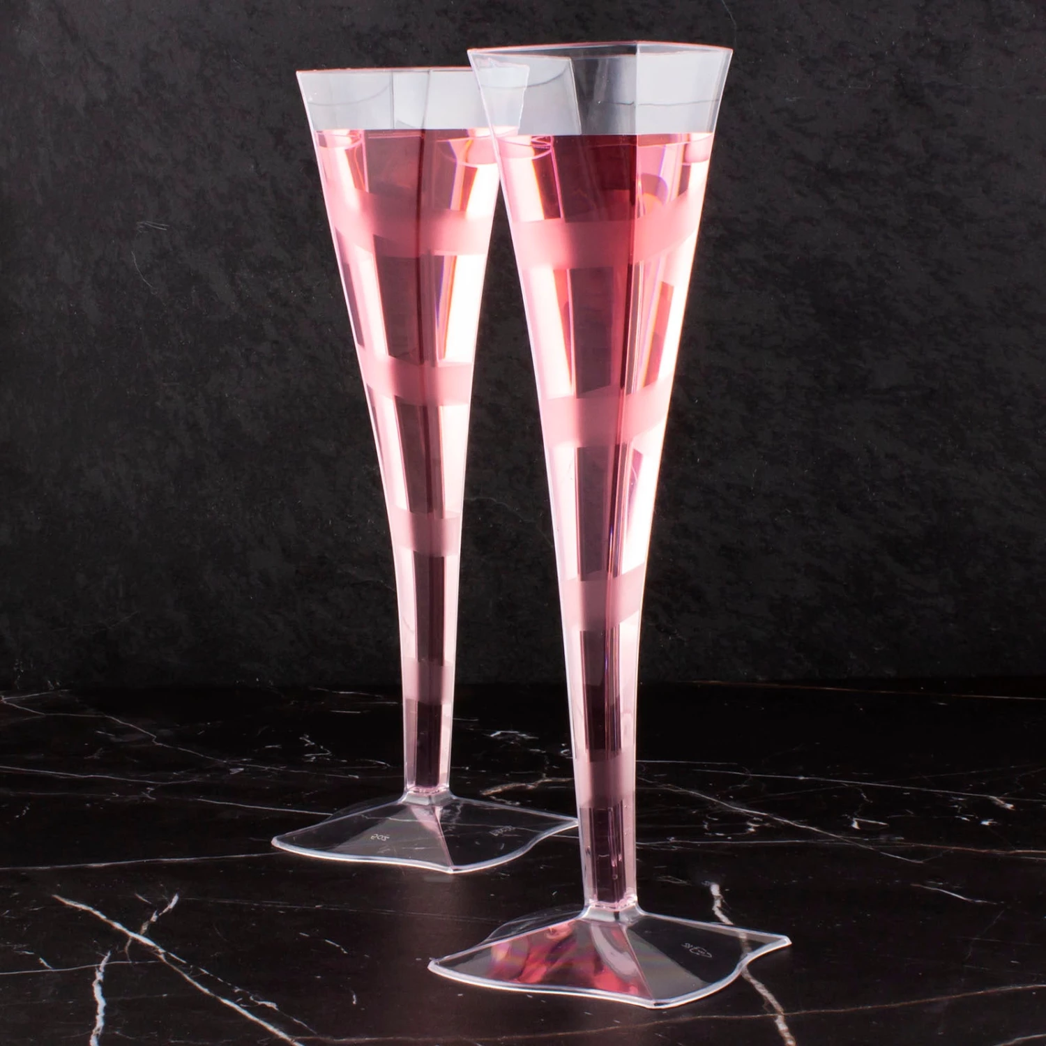 wavy-flutes-scene1.jpg BarProducts.com Plastic Wavy Flutes - 5 Ounce - 6 Count SPECIAL COLLECTIONS