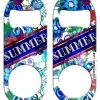BarProducts.com CUSTOMIZABLE Mini Bottle Opener - Grungy Floral