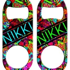 BarProducts.com CUSTOMIZABLE Mini Bottle Opener - Grungy Love