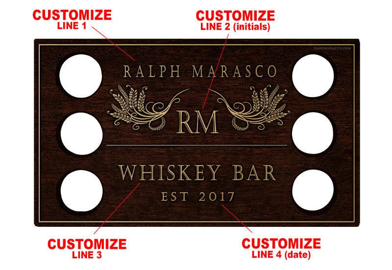 whiskey-caddy-web-wb-bpc2.jpg BarProducts.com Whiskey Caddy - Home Bar Theme - CUSTOMIZABLE