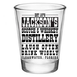 BarProducts.com CUSTOMIZABLE - 1.75oz Clear Shot Glass - Scotch & Whiskey BAR SUPPLIES