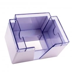 BarProducts.com NAPKIN BAR CADDY - 3 COMPARTMENT- WHITE/CLEAR SPECIAL COLLECTIONS