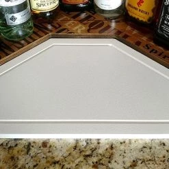 BarProducts.com Counter Caddies™ - Stained Finish - CORNER Shelf W/ K-CUP Holes KITCHEN, DINING & SERVICE