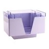 BarProducts.com NAPKIN BAR CADDY - 3 COMPARTMENT- WHITE/CLEAR SPECIAL COLLECTIONS