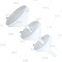 BarProducts.com KITCHEN, DINING & SERVICE White Plastic Funnels