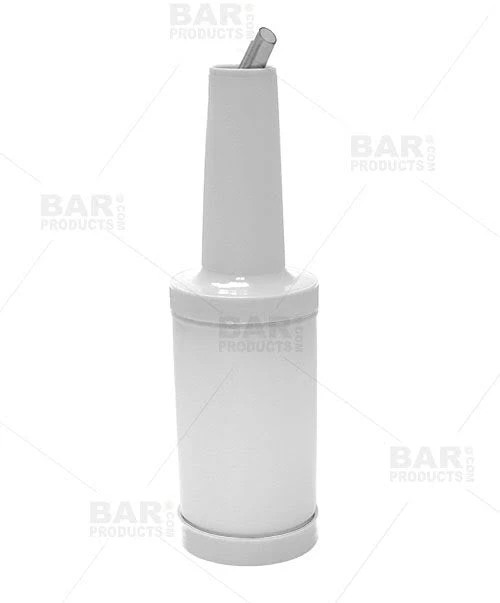 white-pro-flow-juice-pourer-1-quart_1.jpg BarProducts.com Super Savers Juice Pourers - Complete Pro Flow - Quart - Color Options