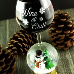 BarProducts.com Snow Globe Wine Glass - Wine & Chill - 12 Ounce SPECIAL COLLECTIONS 4 BarProducts.com Snow Globe Wine Glass - Wine & Chill - 12 Ounce SPECIAL COLLECTIONS