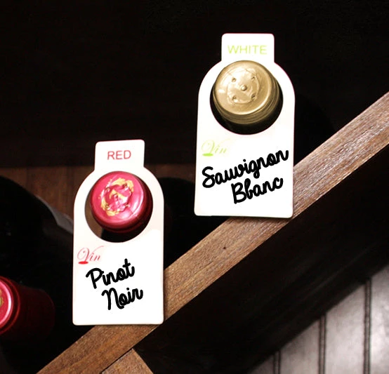 wine-cellar-bottle-tags-main.jpg BarProducts.com Wine Cellar Tags With Pen - 50 Pack