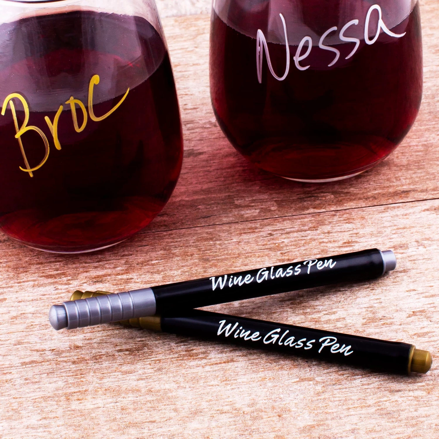 wine-pen-set-2.jpg BarProducts.com Wine Pen Set - Silver & Gold SPECIAL COLLECTIONS