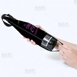 BarProducts.com Wine Bottle Cooler With Strap - Wine O' Clock Bottle & Can Coolers
