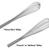 BarProducts.com Wire Whips - Stainless Steel W/ Options 1 BarProducts.com Wire Whips - Stainless Steel W/ Options