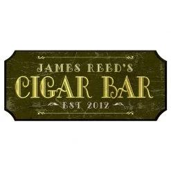 BarProducts.com BAR DECOR CUSTOMIZABLE Wood Plaque Sign - CIGAR BAR - Color Options 6 BarProducts.com BAR DECOR CUSTOMIZABLE Wood Plaque Sign - CIGAR BAR - Color Options