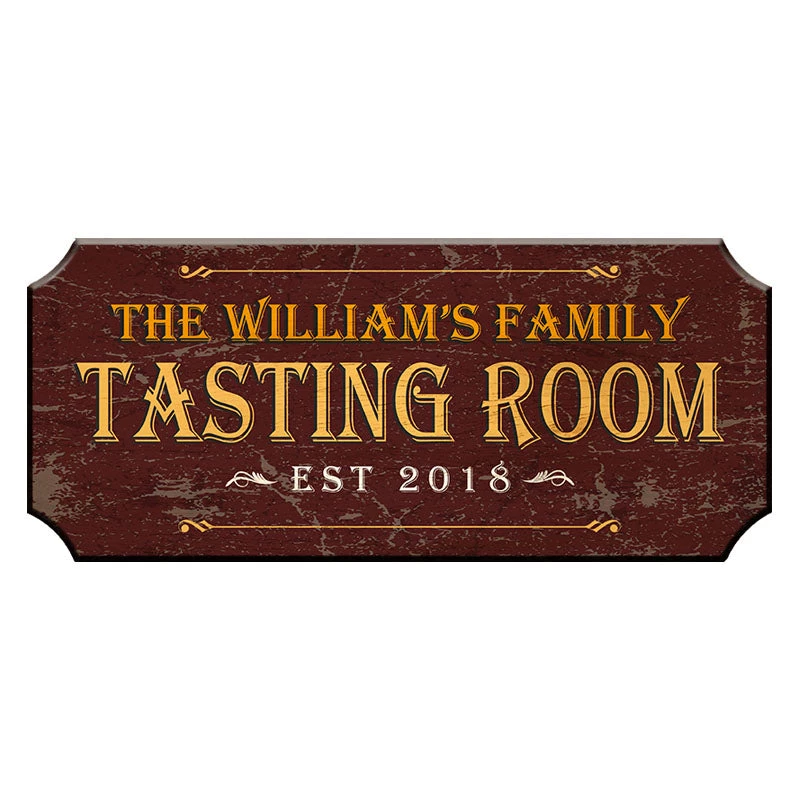 wood-bar-sign-plaque-tasting-room-burgundy.jpg BarProducts.com CUSTOMIZABLE Wood Plaque Sign - TASTING ROOM - Color Options BAR DECOR