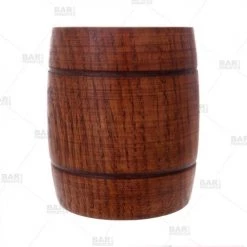 BarProducts.com Wood Barrel Tumblers - Set Of 2 (12oz)