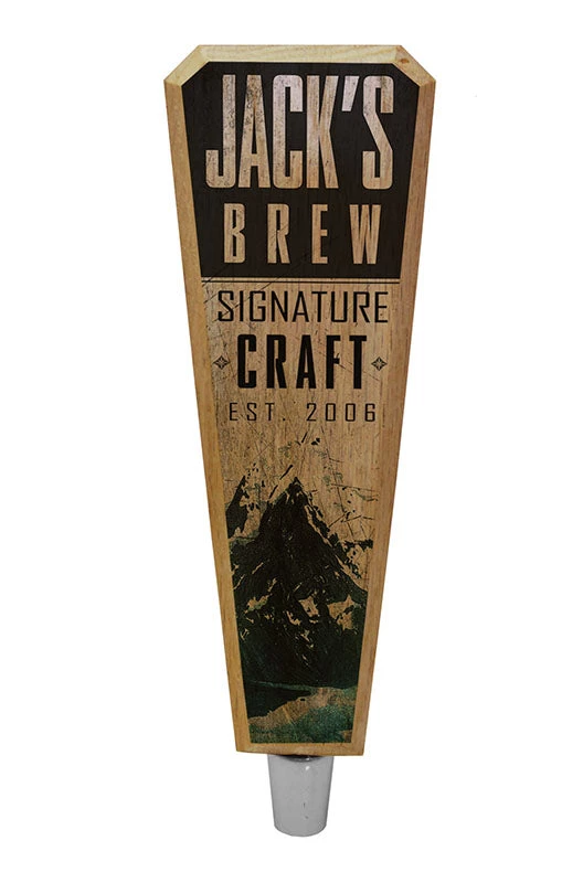 wood-beer-tap-handle-8in-web_template.jpg BarProducts Handcrafted Oak Wood Beer Tap Handles - Flared Shape - Mountain Brew Woodshop Made In The USA