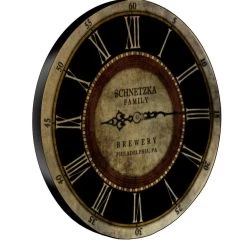 BarProducts.com CUSTOMIZE - Rustic Wooden Clock - Brewery - Multiple Sizes BAR DECOR