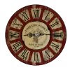 BarProducts.com BAR DECOR CUSTOMIZE - Rustic Wooden Clock - Wine Theme - Multiple Sizes