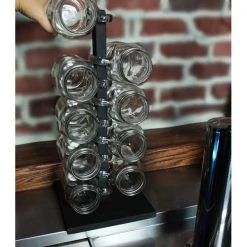 BarProducts Handcrafted Wood Mug Rack Woodshop Made In The USA