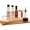 BarProducts.com Smoked Cocktail Bitters Kit W/ Variety Flavored Wood Planks And Ice Ball Mold