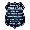BarProducts.com CUSTOMIZABLE Wood Shield Plaque - Man Cave - MULTIPLE COLORS - Two Sizes BAR DECOR