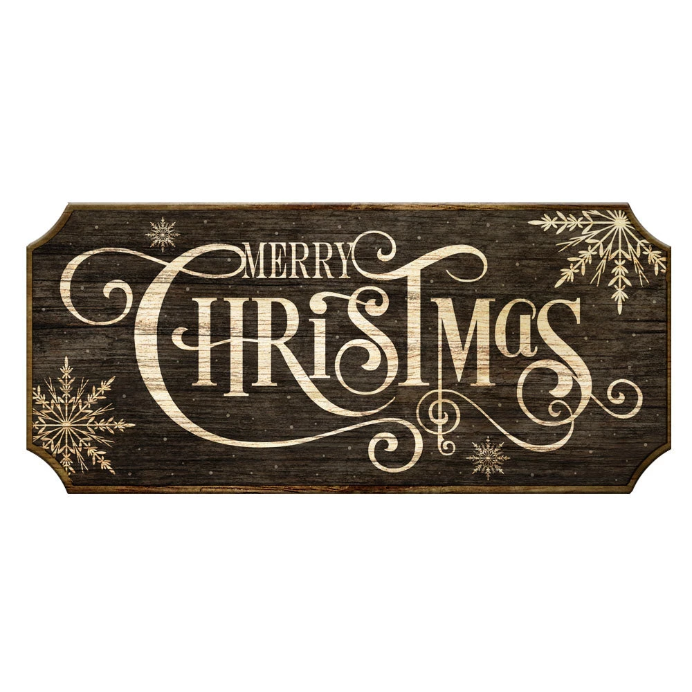 wood-sign-merry-christmas-gray-web.jpg BarProducts Handcrafted SPECIAL COLLECTIONS Wood Christmas Sign - Merry Christmas - Color Options