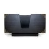 BarProducts.com BarConic® Wooden Napkin Bar Caddy - 2 Pocket - Black BAR SUPPLIES