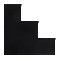 Bar Products Wooden Liquor Bottle Shelves - Handcrafted In The USA - BLACK - 3 Tier - Size Variants