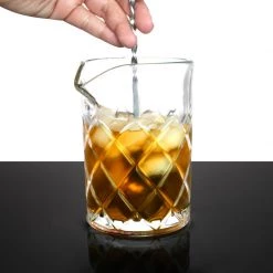 BarProducts.com Master Mixology BarConic® 384ml (13 Oz) Diamond Pattern Mixing Glass