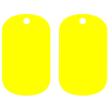 BarProducts.com Kolorcoat™ Dog Tag - Yellow