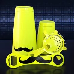 BarProducts.com Mustache Bar Set - 4 Pieces
