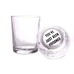 BarProducts.com HOME BAR & GIFTS You've Just Been Poisoned 3 Oz Shooter Glasses