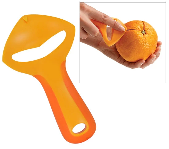 zeelpeel-orange-peeler-step1.jpg BarProducts.com Chef'n® Zeel Peel Orange Peeler BAR TOOLS