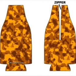 BarProducts.com Bottle Cooler - Zipper Style - Camo Blaze
