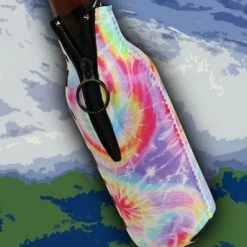 BarProducts.com Bottle Cooler - Zipper Style - Tie Dye