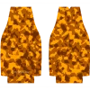 BarProducts.com Custom Coasters / Coolers Kolorcoat™ Zipper Bottle Cooler - Orange Camo