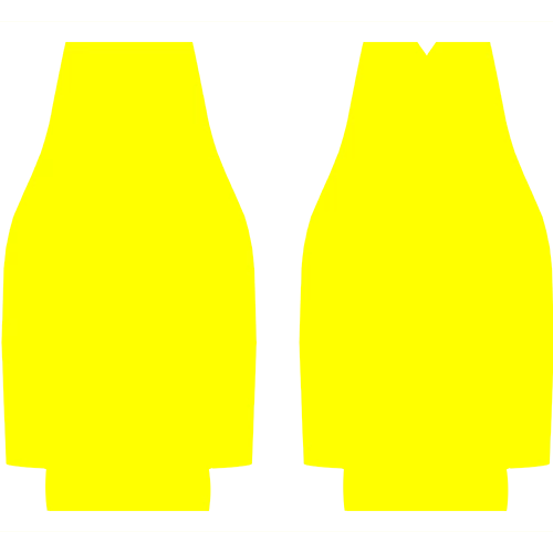 zipper_yellow_2.png BarProducts.com Kolorcoat™ Zipper Bottle Cooler - Yellow