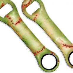 BarProducts.com Dog Bone Bottle Opener / Bar Key - Zombie Skin Bartending Bottle Openers